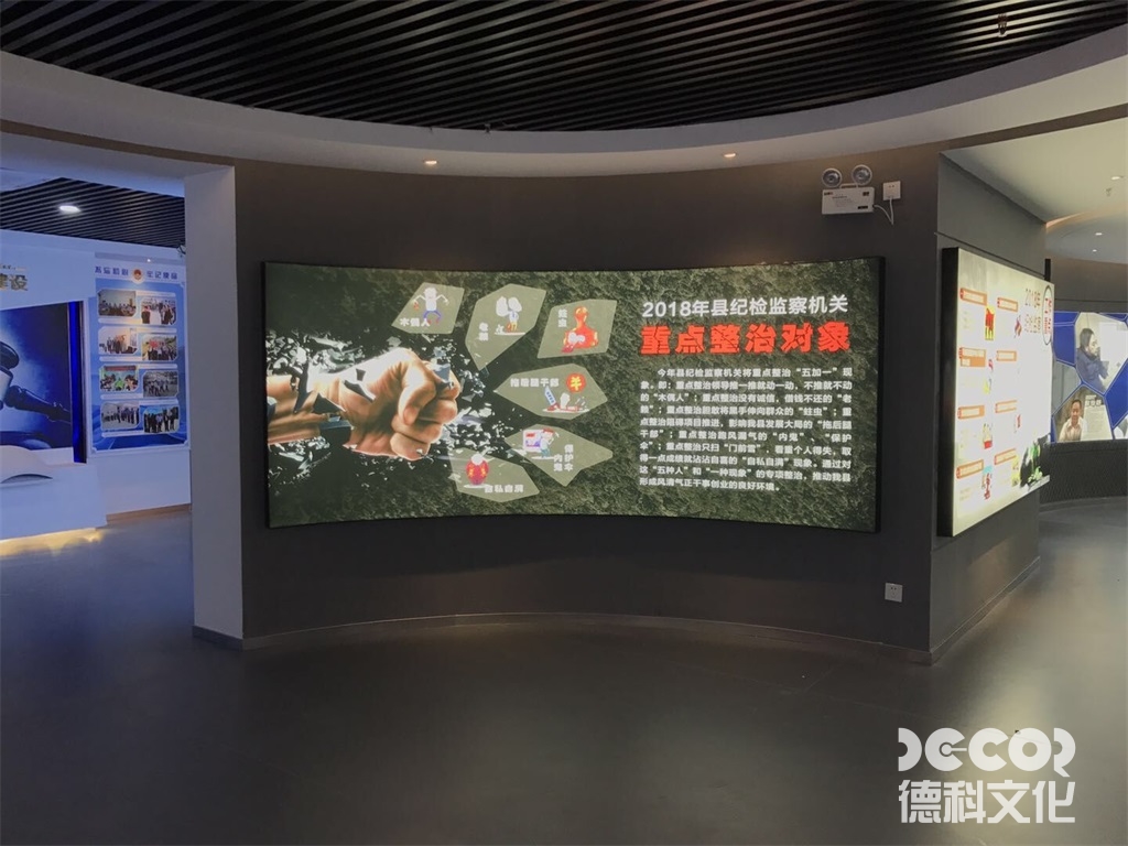 黨政展廳裝修中如何體現(xiàn)黨的對外交往和國際交流？