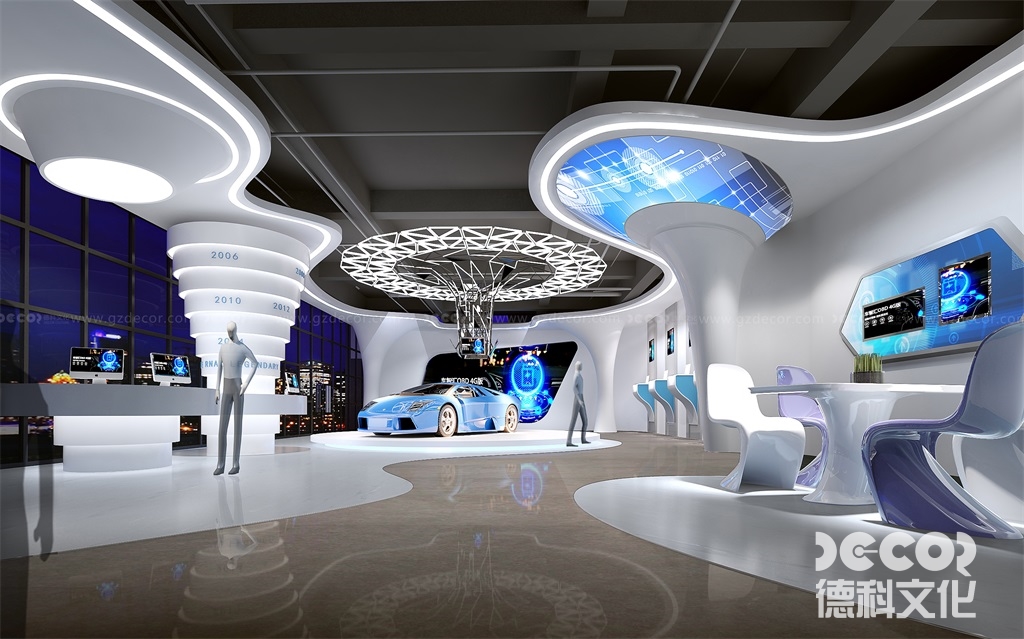 科普展館設(shè)計(jì)中，如何利用投影技術(shù)