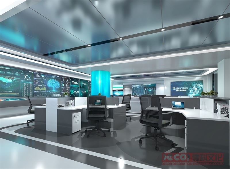 如何在科技展廳裝修中展示科技與人工智能的融合和應用？