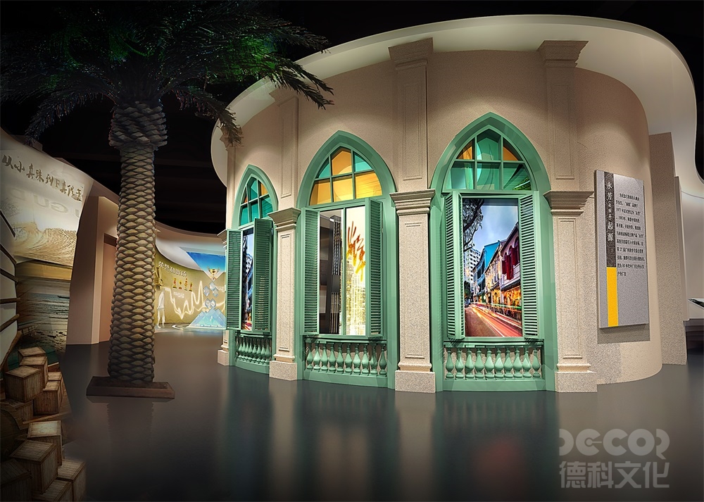 在化妝品展廳設(shè)計(jì)中，如何有效展示品牌故事？